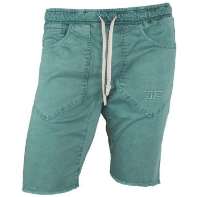 Panské jeansové šortky na lezení a treking JeansTrack Montes Green – Zboží Mobilmania
