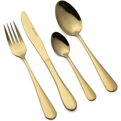 Jídelní příbory Florina Forte Flock sada 16ks zlaté – Zboží Dáma