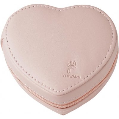 Ornamenti cestovní šperkovnice srdce růžové OOR300132 – Zboží Mobilmania