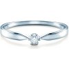Prsteny Savicki zásnubní prsten Triumph of Love bílé zlato diamant PI B D 00064
