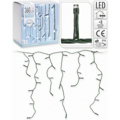 KOOPMAN KOOPMAN 59279 360 LED kapající vodopád 1200 x 52cm 3 m přívod studená bílá – Hledejceny.cz