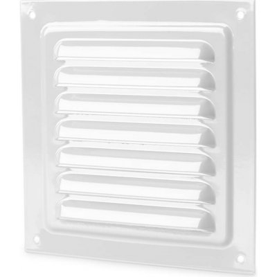 VENTS Mřížka MVM 125s 125 x 125 mm kovová bílá – Sleviste.cz