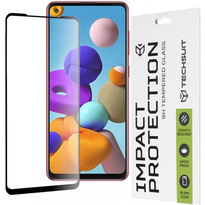 Techsuit 111D celoplošné celolepící sklo Samsung Galaxy A21s A21 Černé 144647 – Zboží Živě
