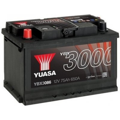 Yuasa YBX3000 12V 75Ah 650A YBX3086