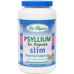 Doplněk stravy Dr. Popov Psyllium SLIM 120 kapslí