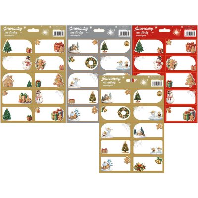 Jmenovky na dárky 10ks – Zboží Mobilmania