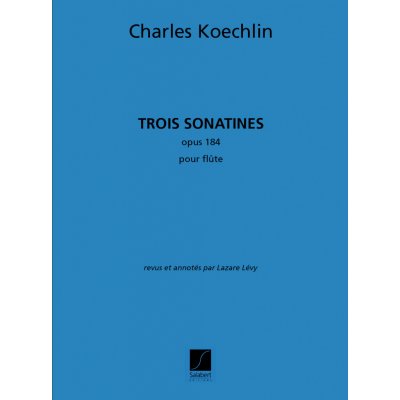 Editions Salabert Noty pro flétny Trois Sonatines Pour Flute