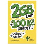 Sim karta KAKTUS (T-Mobile) - kredit 100Kč / 2GB dat – Hledejceny.cz