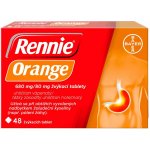RENNIE ORANGE 680MG/80MG TBL MND 48 – Hledejceny.cz