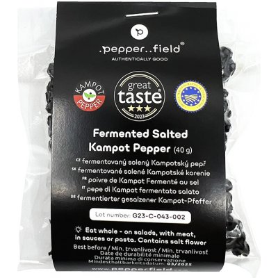 Fermentovaný solený Kampotský pepř Pepperfield 40 g – Zbozi.Blesk.cz
