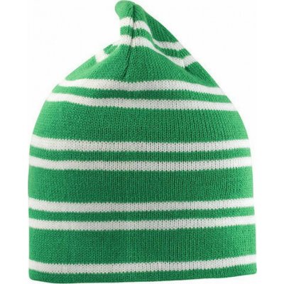 Result Winter Essentials Delší oboustranná ohrnovací čepice z pleteniny zelená bílá – Hledejceny.cz