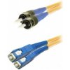 síťový kabel XtendLan XtendLan FOP-STSC-D-1-9 FO patch ST-SC, 9/125 duplex, G.652d, LS0H, 1m