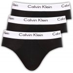 Calvin Klein slipy Cotton Hip Brief U2661G Black 3Pack – Zboží Mobilmania