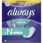 Always Daily Fresh Normal slipové vložky bez parfemace 60 ks – Hledejceny.cz