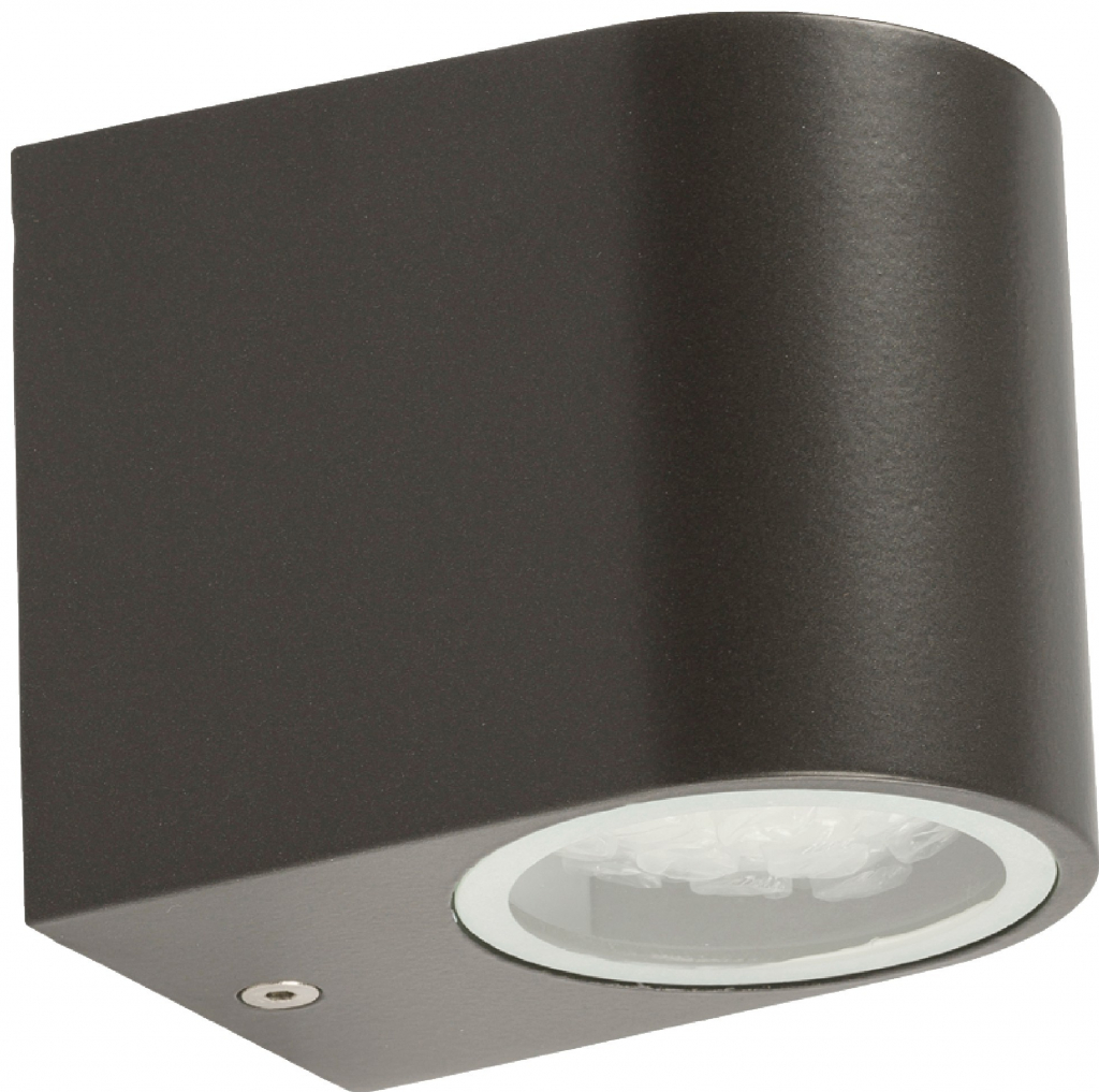Outdoor LED wall light from stainless steel with two lights