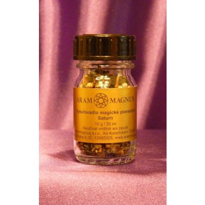 Arammagnus Vykuřovadlo magické planetární Saturn sklo 10 g 30 ml – Hledejceny.cz