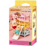 Sylvanian Families 5741 Nábytek třípatrová postel se skluzavkou – Zboží Dáma