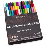 Artmagico akrylový popisovač 1 mm 42 ks 80296 – Zboží Živě