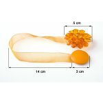 EUROFIRANY SADA 2KS DEKORAČNÍ SPONA NA ZÁVĚS 24 S MAGNETEM ORANŽOVÁ – Hledejceny.cz