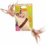 Zolux Sisalová myš s peřím 10 cm – Zboží Dáma