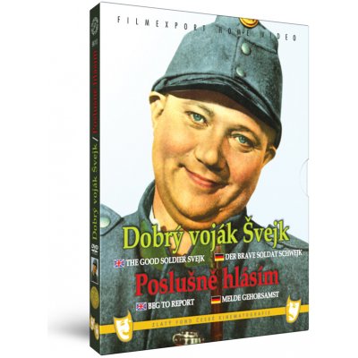 Dobrý voják Švejk/Poslušně hlásím - - digipack v šubru DVD