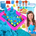 BOUNN Kinetický písek modrý 3 kg sada s příslušenstvím – Hledejceny.cz
