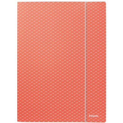 Esselte Colour'Breeze A4 Desky s chlopněmi a gumičkou kartonové korálové 1 ks – Hledejceny.cz