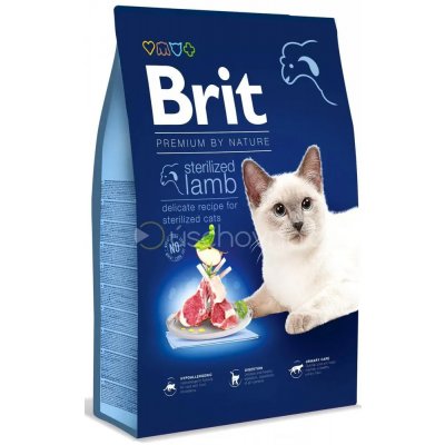 Brit Premium Cat by Nature Sterilized Lamb 8 kg od 548 Kč - Heureka.cz
