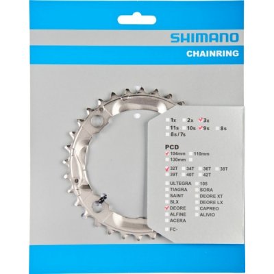 Shimano Převodník 32z Shimano Deore M532 – Zboží Mobilmania