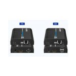 PremiumCord 4K@60Hz HDMI KVM extender s USB 2.0 na 120m přes LAN síť, over IP KHEXT120-14 – Zboží Mobilmania