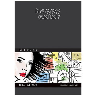 Happy Color Papír na fixy Blok Marker A5 100 g 25 listů – Hledejceny.cz