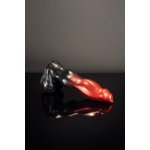 Twisted Beast Marchosias Demon Blood Ombre Small prémiové silikonové dildo 20 x 3,5–6,1 cm – Sleviste.cz