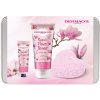 Kosmetická sada Dermacol Flower Care sprchový krém magnolie 200 ml + krém na ruce magnolie 30 ml + dekorativní vonná svíčka magnolie 130 g