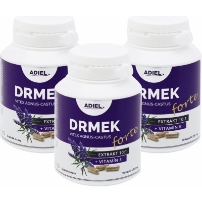ADIEL Drmek FORTE s vitamínem E 90 kapslí 3 balení: 3x90 kapslí