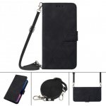 AppleKing s popruhem ve stylu crossbody iPhone 12 mini černé – Zboží Mobilmania