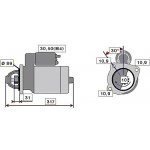 Startér MAN L2000 4kw 10 zubů – Zboží Mobilmania