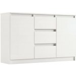 Framire Komoda bílá 120 x 76 x 33 cm R-120-S3 – Zboží Dáma