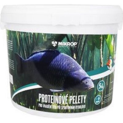 Mikrop Proteinové pelety pro kapry granule 5kg 4mm Jahoda – Zboží Mobilmania