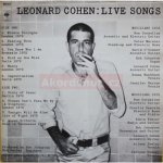 Cohen Leonard - Leonard Cohen - Live Songs LP – Hledejceny.cz