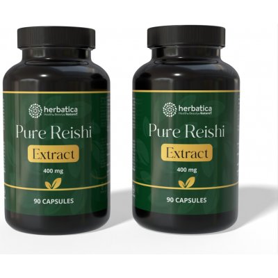 Herbatica Zvýhodněný set: 2× Reishi Extract 30 % polysacharidů 90 kapslí – Hledejceny.cz