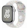 Řemínek k chytrým hodinkám Apple Watch 42mm platinový sportovní řemínek Nike - M/L MYJN3ZM/A