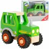 Small Foot Dřevěný traktor zelená