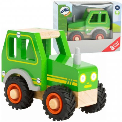 Small Foot Dřevěný traktor zelená – Zboží Mobilmania