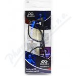 GLASSA Blue Light Blocking Glasses PCG 07, dioptrie: +0.00 černá – Zboží Živě