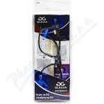 GLASSA Blue Light Blocking Glasses PCG 07, dioptrie: +0.00 černá – Zboží Mobilmania