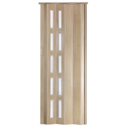 STANDOM Shrnovací dveře prosklené ST5 Jasan, 94,5 cm