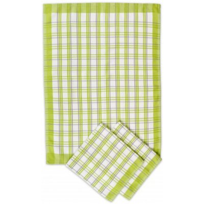 Tegatex káro 50x70 cm zelená 3 ks – Zboží Dáma