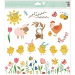 Okenní fólie mix se sluníčkem a kuřátky 30x33,5 cm ovečka a slepička – Hledejceny.cz