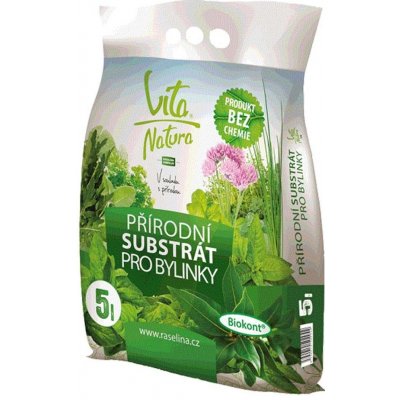 Vita Natura Přírodní substrát pro bylinky 5 l – Sleviste.cz