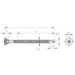 Nerezový vrut Art. 9241 AISI 410 4,5X40/24 TX20 – Hledejceny.cz